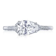 Simply Tacori Platinum Semi Mount 2655PS85X55