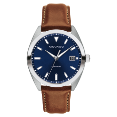 Movado Heritage Series 39mm Leather Strap 3650057