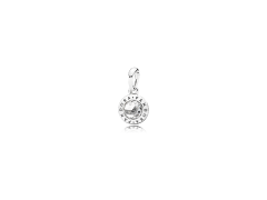 Radiant Pandora Logo Pendant, Clear CZ 396217CZ