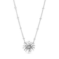 Pavé Daisy Flower Collier Necklace 398964C01