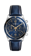 Bell & Ross Chronograph Blue Steel Watch BRV294-BU-G-ST/SCA