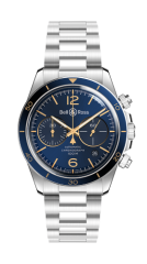 Bell & Ross Chronograph Blue Steel Watch BRV294-BU-G-ST/SST