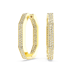 Swarovski Octagon Dextera Hoop Earrings 5618304