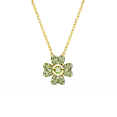 Swarovski Idyllia Green Clover Pendant Necklace 5671144