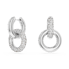 Swarovski Asymmetrical Dextera Hoop Earrings 5671807