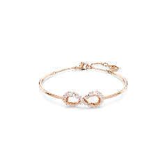 Swarovski Hyperbola Infinity Rose Gold Bangle 5679443