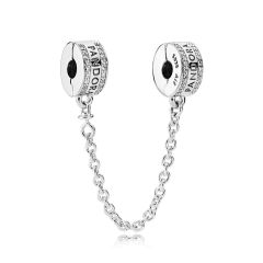 PANDORA Insignia, Clear CZ Safety Chain 792057CZ