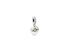 Pandora Heart of Infinity Dangle Charm, Clear CZ 796200CZ