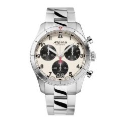 Alpina Startimer Pilot Quartz Chronograph Big Date Watch AL-372WB4S26B