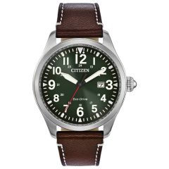 Citizen Eco-Drive Green Garrison Watch BM6838-09X