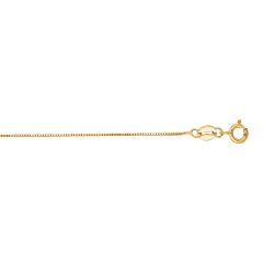 14K YELLOW GOLD 13 INCH BOX CHAIN BOX040-13