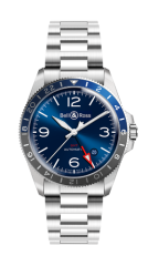 Bell & Ross GMT Blue Steel Watch BRV293-BLU-ST/SST