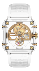 Bell & Ross Tourbillon Skeleton Sapphire Gold Watch BRX1-SKTB-SA4N