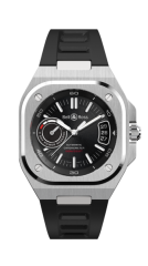 Bell & Ross Auto Black Steel Watch BRX5R-BL-ST/SRB