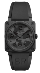 Bell & Ross Black Camouflage Ceramic Watch BR0392-CAMO-CE/SRB