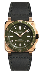 Bell & Ross Green Bronze Diver watch BR0392-D-G-BR/SCA