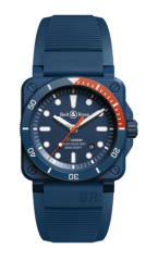 Bell & Ross Diver Tara Ceramic Blue Watch BR0392-D-TR-CE/SRB