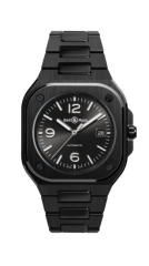 Bell & Ross Auto Black Ceramique Watch BR05A-BL-CE/SCE