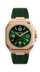 Bell & Ross Auto Green Gold Watch BR05A-GN-PG/SCR