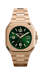 Bell & Ross Auto Green Gold Watch BR05A-GN-PG/SPG