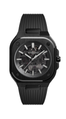 Bell & Ross Auto Black Skeleton Ceramique Watch BR05A-BL-SK-CE/SRB