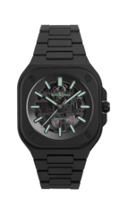 Bell & Ross Black Auto Skeleton Ceramique Luminescent Watch BR05A-BLM-SKCE/SCE