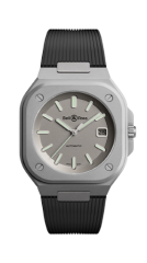 Bell & Ross Auto Horolum Steel Watch BR05A-GM-ST/SRB