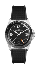 Bell & Ross GMT Black Dial Steel Watch BRV293-BL-ST/SRB