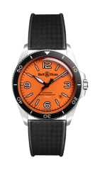 Bell & Ross Auto Orange Steel Watch BRV292-O-ST/SRB