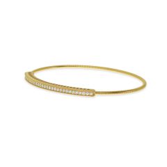 14K Yellow Gold Diamond Expandable Bracelet BVB1060