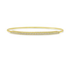14K Yellow Gold Diamond Expandable Bracelet BVB1061