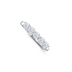 14K White Gold Round Diamond Band DRB49800