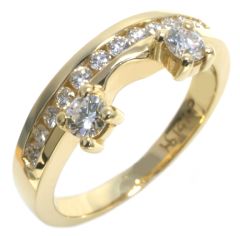 14K Yellow Gold 0.45 cttw Diamond Wrap Ring HB06529DI
