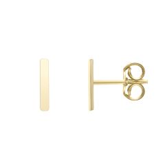 14kt Yellow Gold Polished Initial-I Post Earring ERI11192