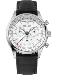 Frederique Constant Mens Classic Quartz Chronograph Triple Calendar Watch FC-296SW5B6