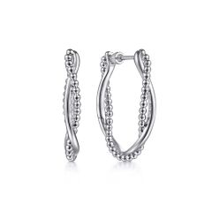 Gabriel & Co. - EG14167SVJJJ - 925 Sterling Silver 30MM Hoop Earrings