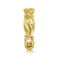 Gabriel & Co. - LR51916Y4JJJ - 14K Yellow Gold Filigree Floral Ring