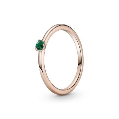 Green Solitaire Ring