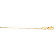 14kt 16" Yellow Gold Classic Box Chain with Lobster Clasp  LBOX028-16