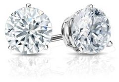 Martini Diamond Earrings-1/10 ct
