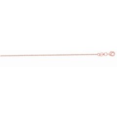 14kt 16" Rose Gold Classic Cable Chain with Lobster Clasp PKLCAB30-16