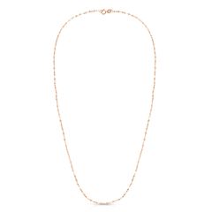 14kt Rose Gold 1.4mm Polished Fancy Mariner Necklace with Lobster Clasp PRC11243