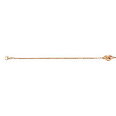 14K Rose Gold 7" Amore Knot Bracelet PRC5586-07