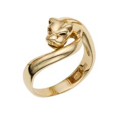 14K Yellow Gold Panther Ring R7357-07