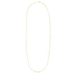 14kt Yellow Gold 3.0mm Polished Diamond Shaped Necklace with Lobster Clasp RC10975