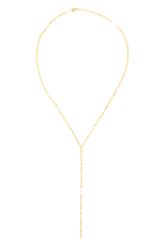 14kt Yellow Gold 17" 3.0mm Polished Diamond Shaped Necklace with Lobster Clasp RC11012-17