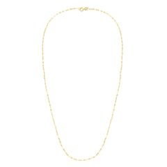 14kt Yellow Gold 1.4mm Polished Fancy Mariner Necklace with Lobster Clasp RC11243