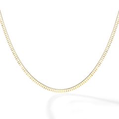 14kt Yellow Gold 18" 6.5mm Polished Extendable Petal Necklace with Lobster Clasp RC5613-18