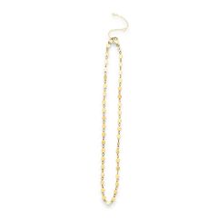 14kt Yellow Gold 15.25" Pebble Necklace with Extender with Lobster Clasp RC8242-1625