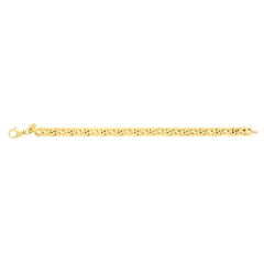 14kt Gold 24" Yellow Finish Polished Fancy Necklace with Lobster Clasp RC9604-24